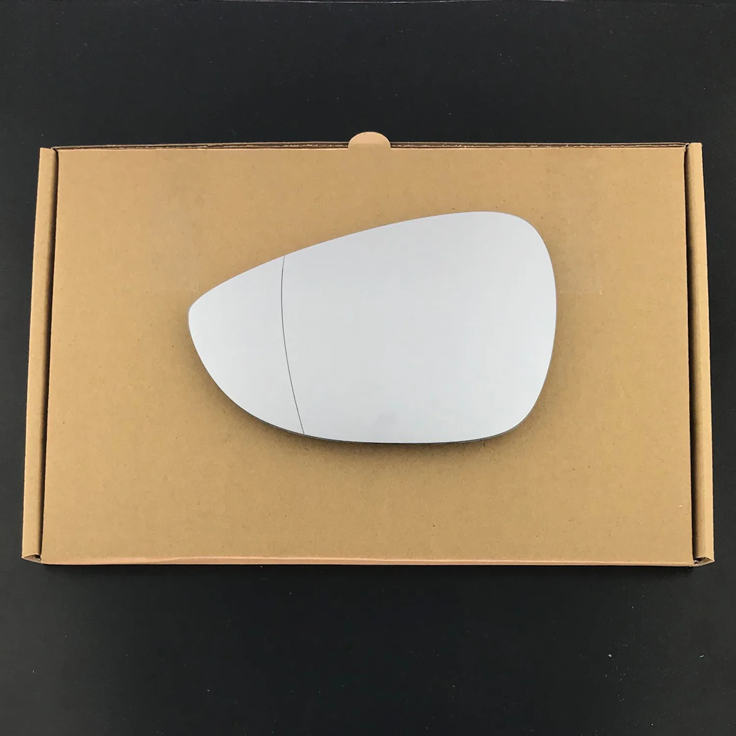 Ford B Max Stick-on Wing Mirror Glass 2012-2018 — Wide Angle — Left Passenger Side