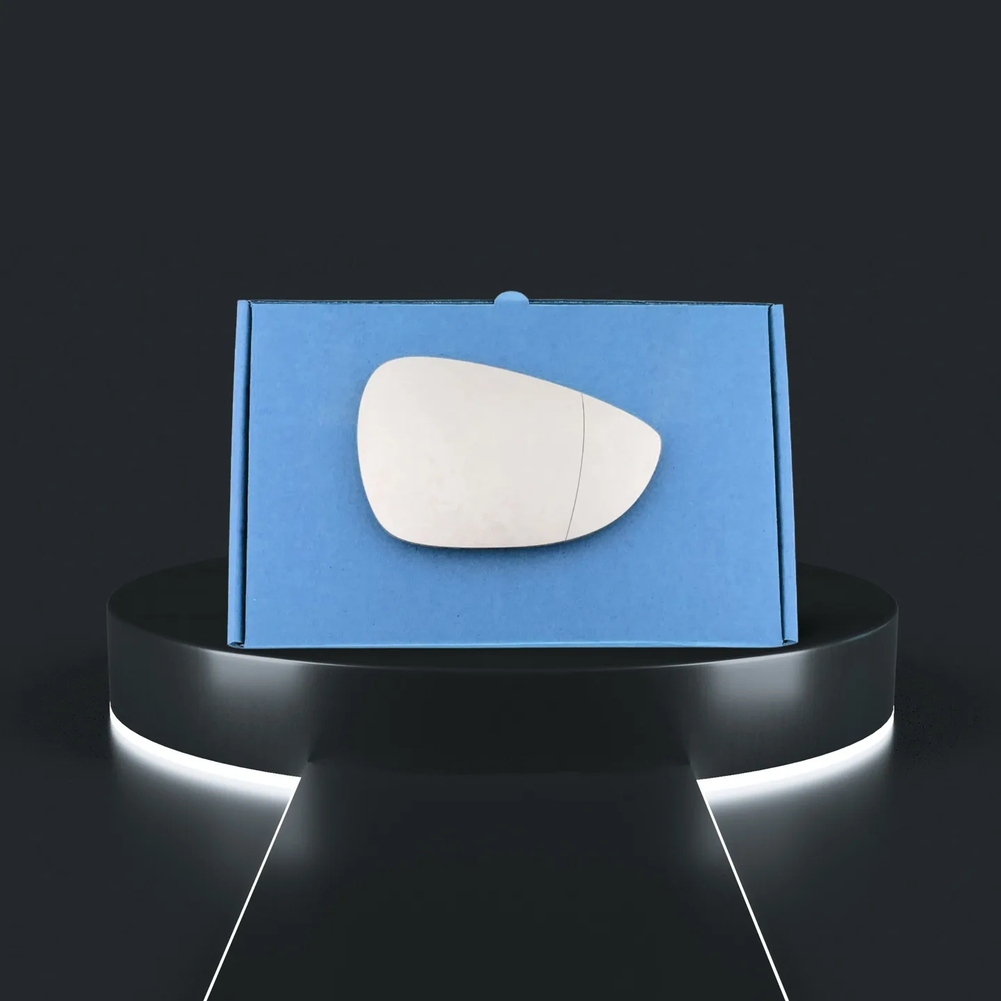 Ford B Max Stick-on Wing Mirror Glass 2012-2018 — Wide Angle — Right Driver Side