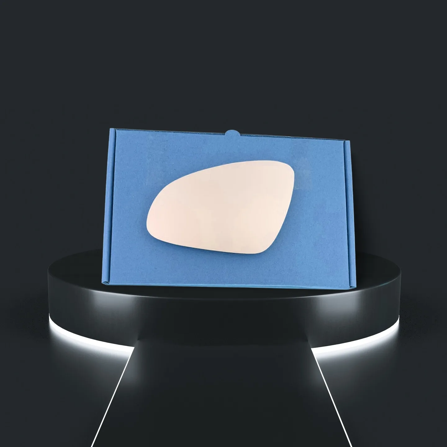 Vauxhall Astra Stick-on Wing Mirror Glass 2010-2016 — Convex — Left Passenger Side