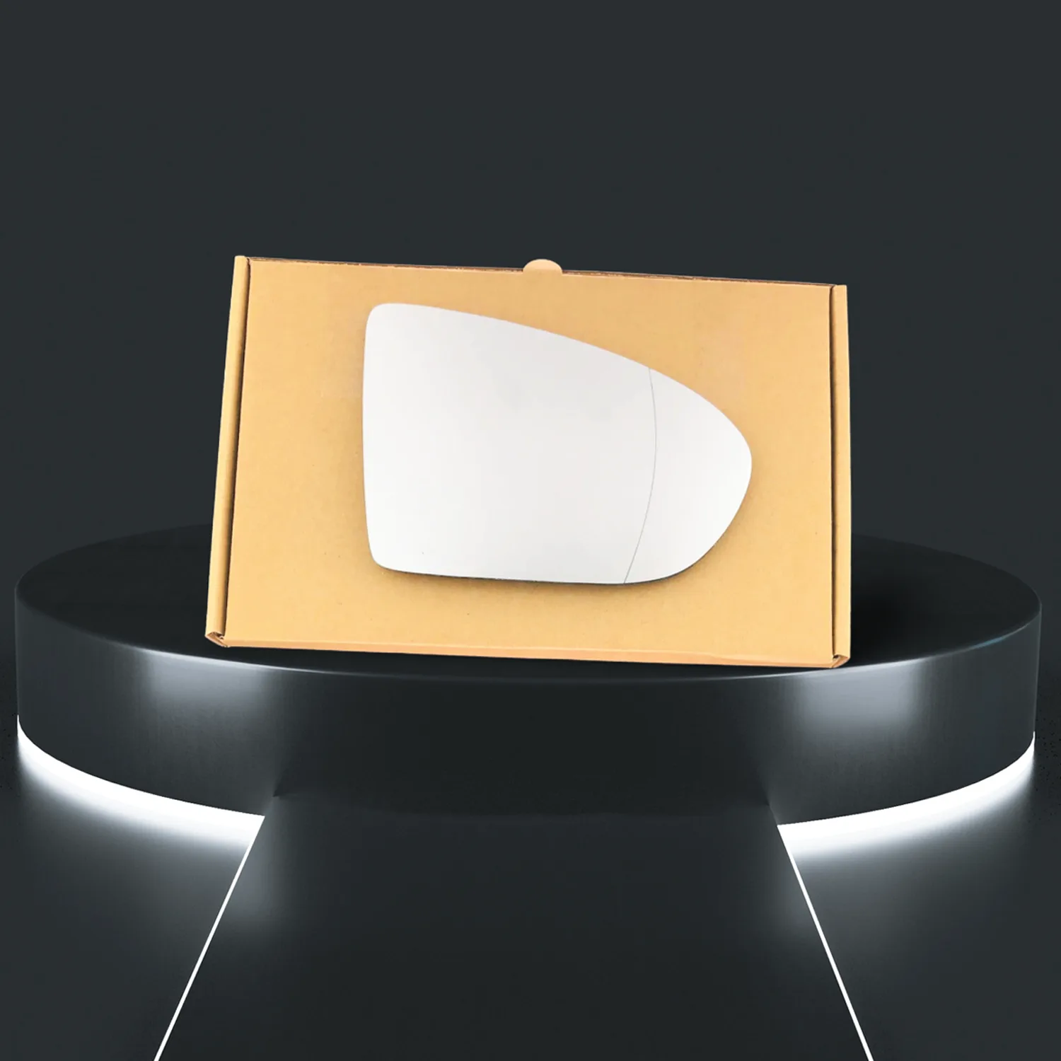 Stick on Wing Mirror Glass — Right Driver Side