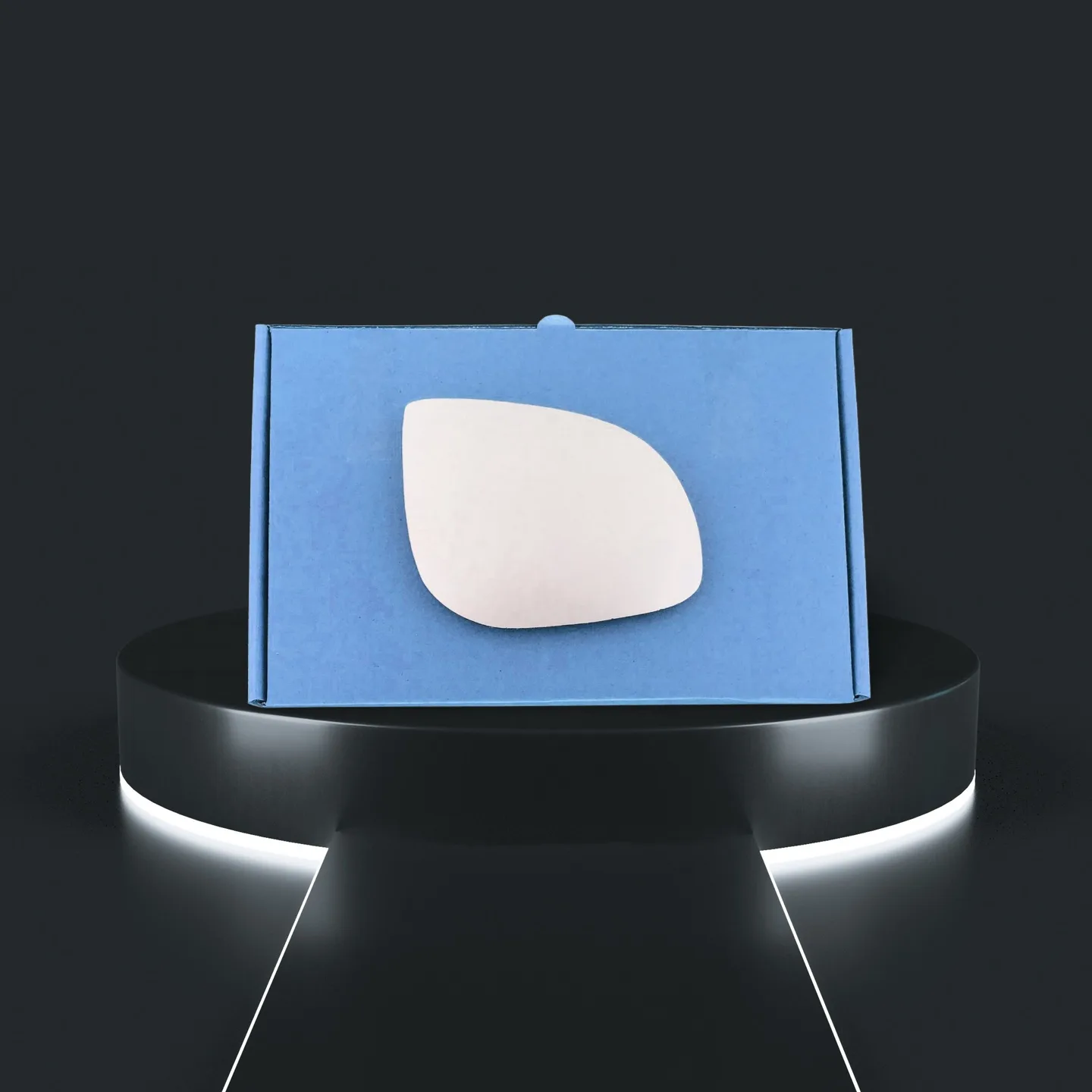 Hyundai i20 Stick-on Wing Mirror Glass 2012-2015 — Wide Angle — Right Driver Side