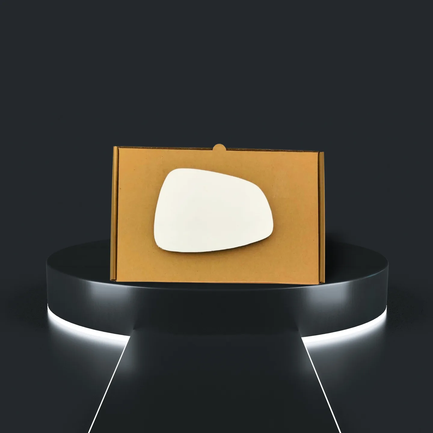 Citroen Grand Spacetourer Stick-on Wing Mirror Glass 2018-2022 — Convex — Left Passenger Side