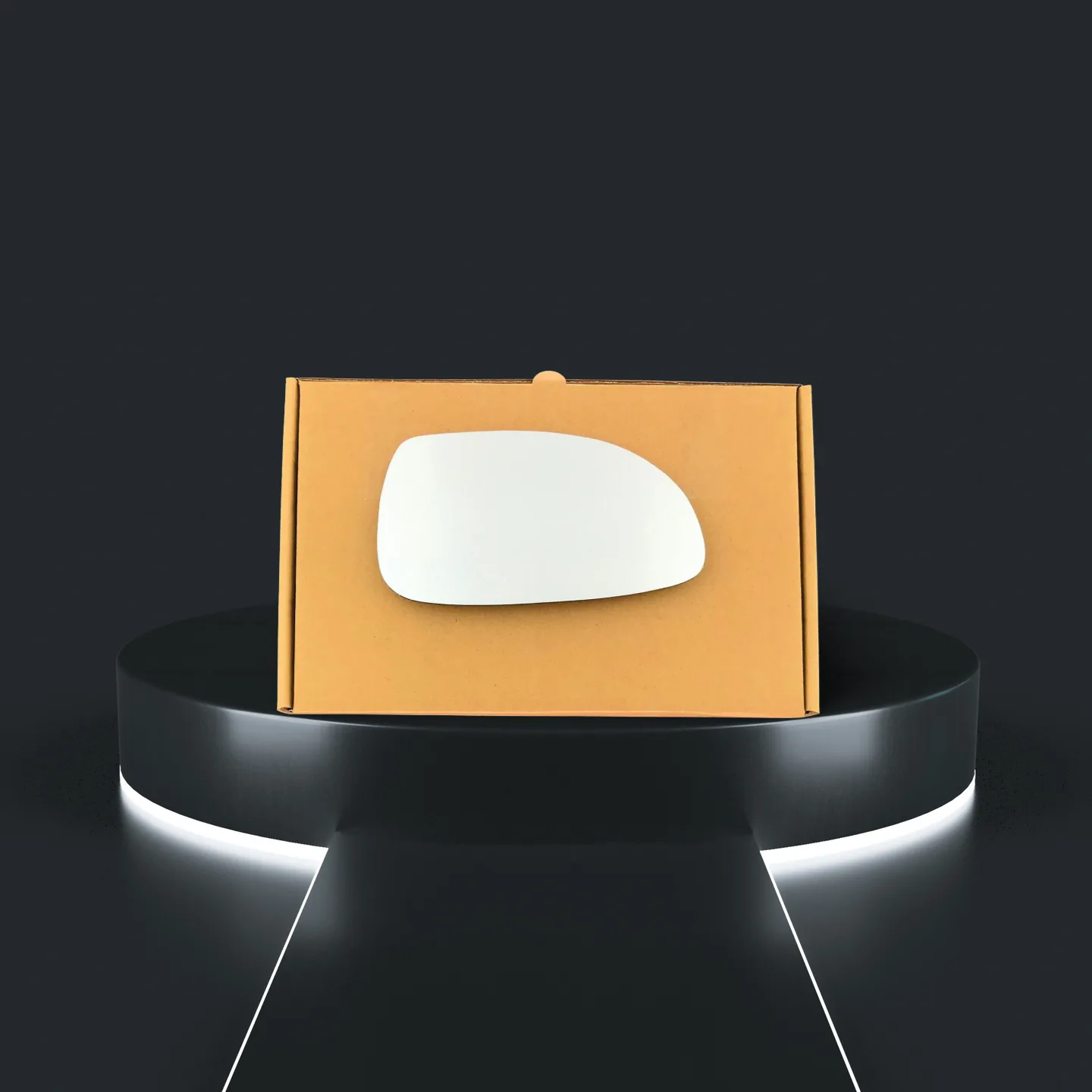 Daewoo Lacetti Stick-on Wing Mirror Glass 2004-2005 — Convex — Right Driver Side