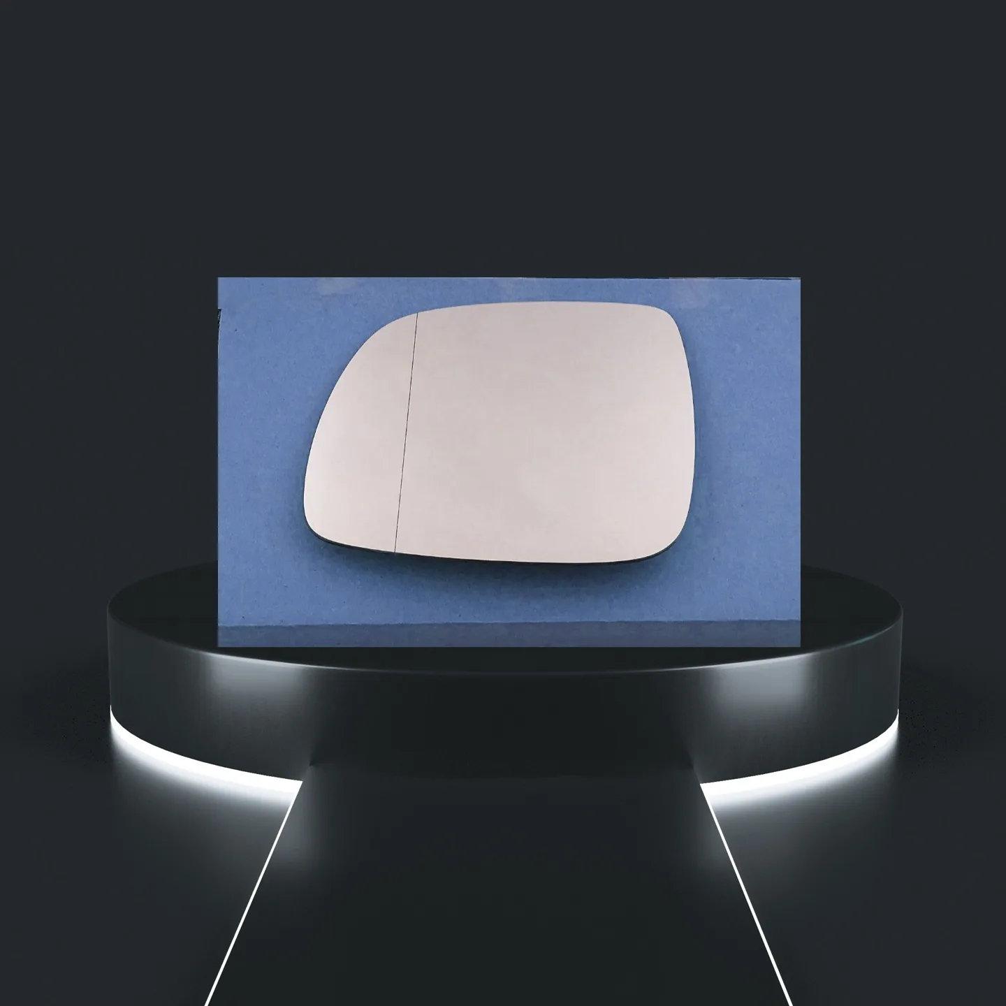 Audi Q7 Stick-on Wing Mirror Glass 2006-2009 — Wide Angle — Left Passenger Side