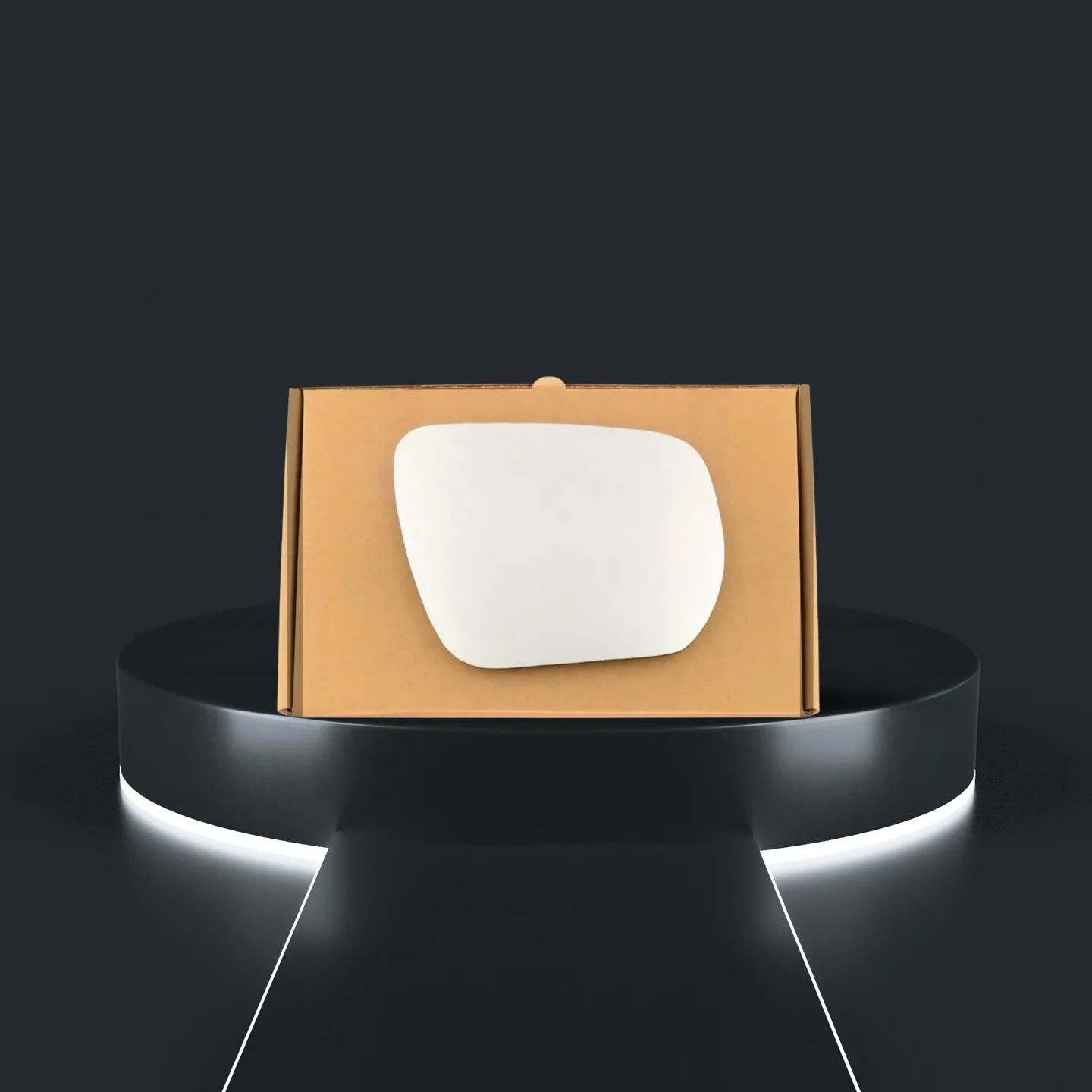 Stick on Wing Mirror Glass — Right Driver Side