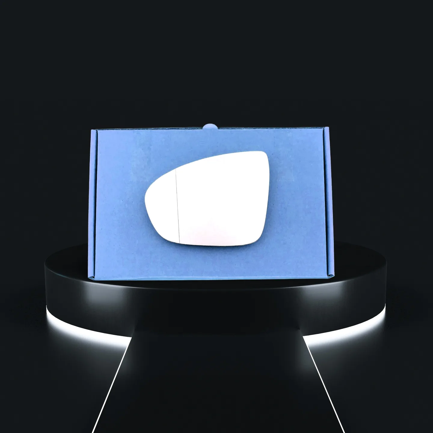 Vauxhall Meriva Stick-on Wing Mirror Glass 2010-2016 — Convex — Left Passenger Side