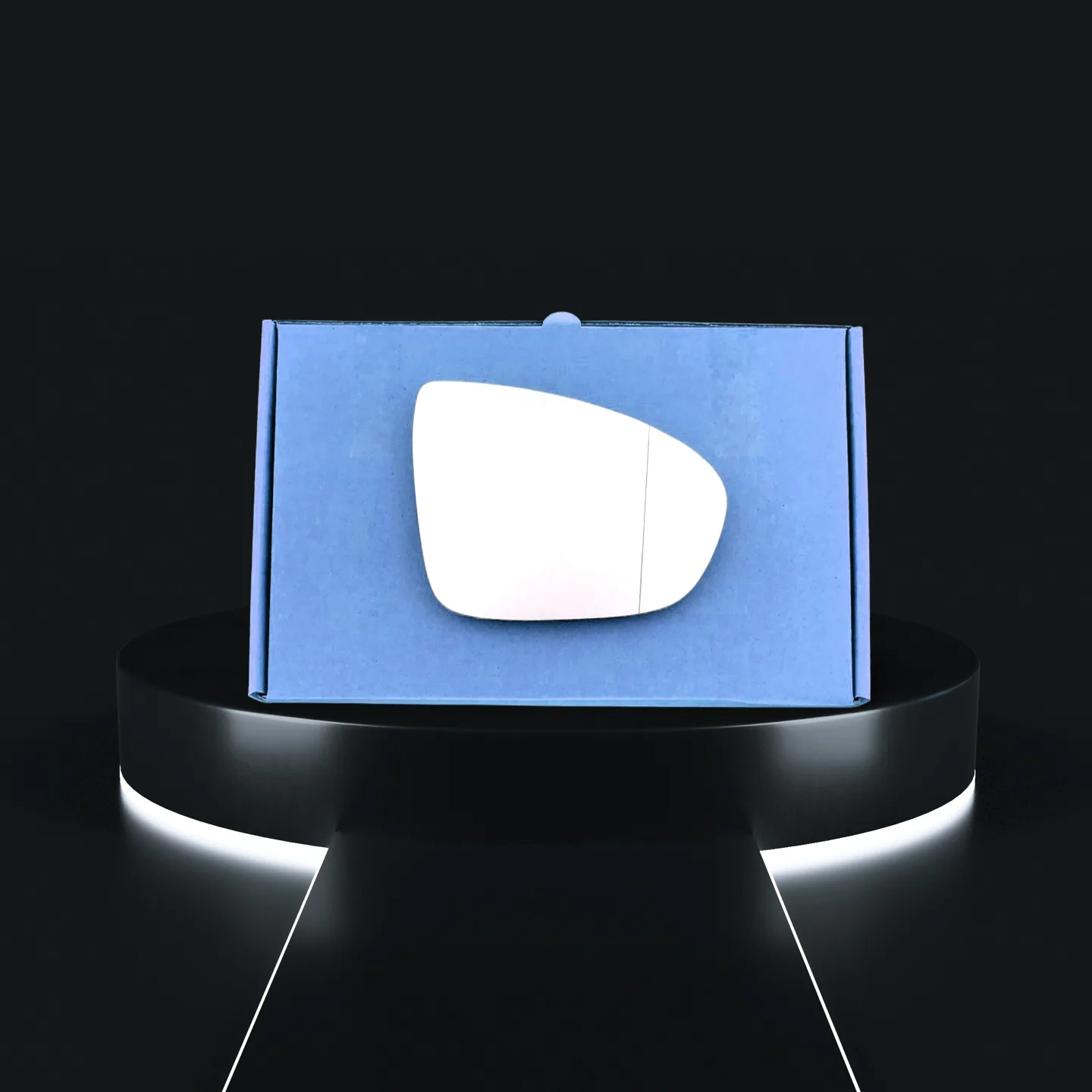 Stick on Wing Mirror Glass — Right Driver Side