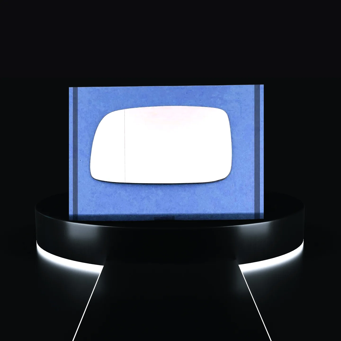 Toyota Prius Stick-on Wing Mirror Glass 2004-2008 — Convex — Left Passenger Side