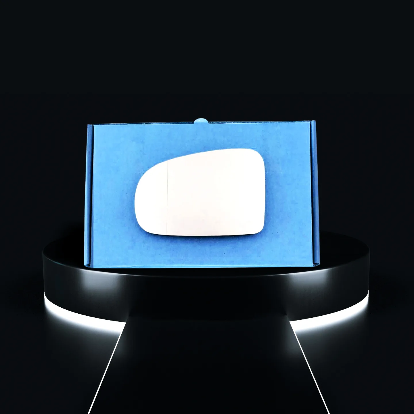 Stick on Wing Mirror Glass — Left Passenger Side