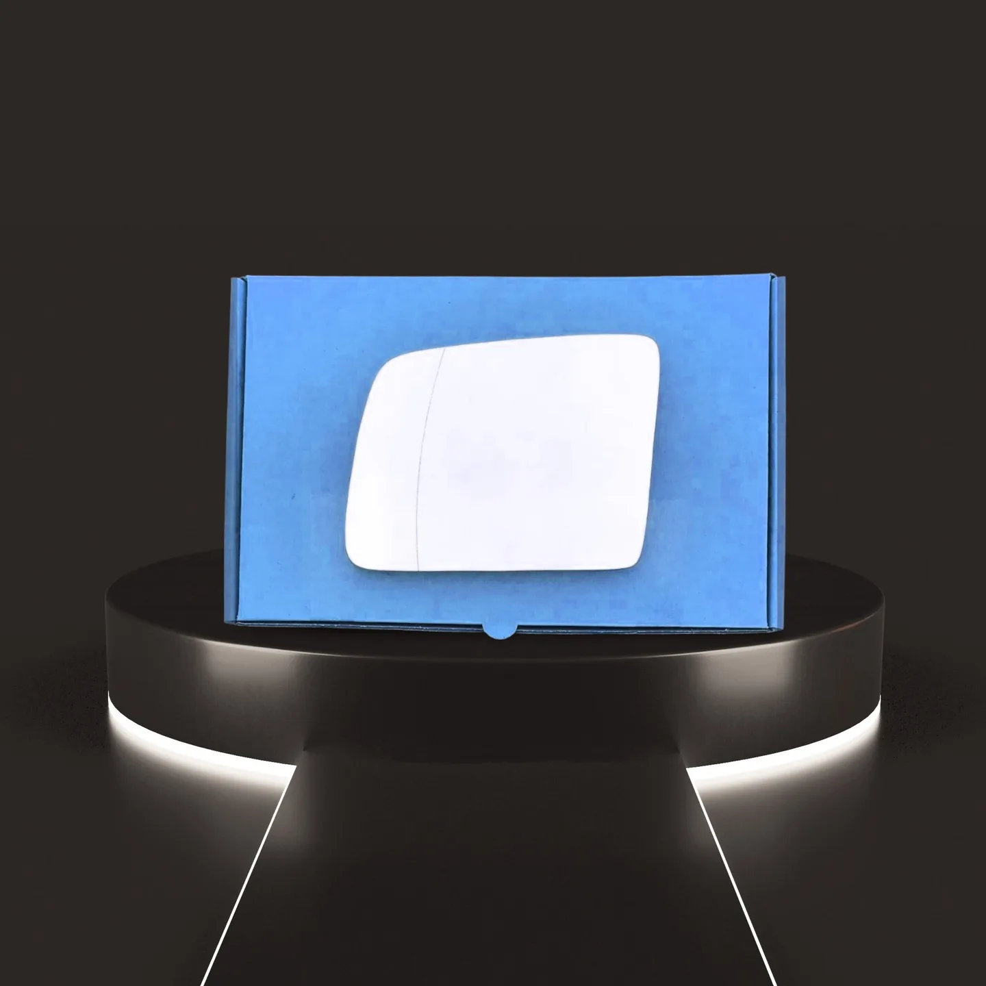 Ford Transit Connect Electric Stick-on Wing Mirror Glass 2009-2013 — Wide Angle — Left Passenger Side