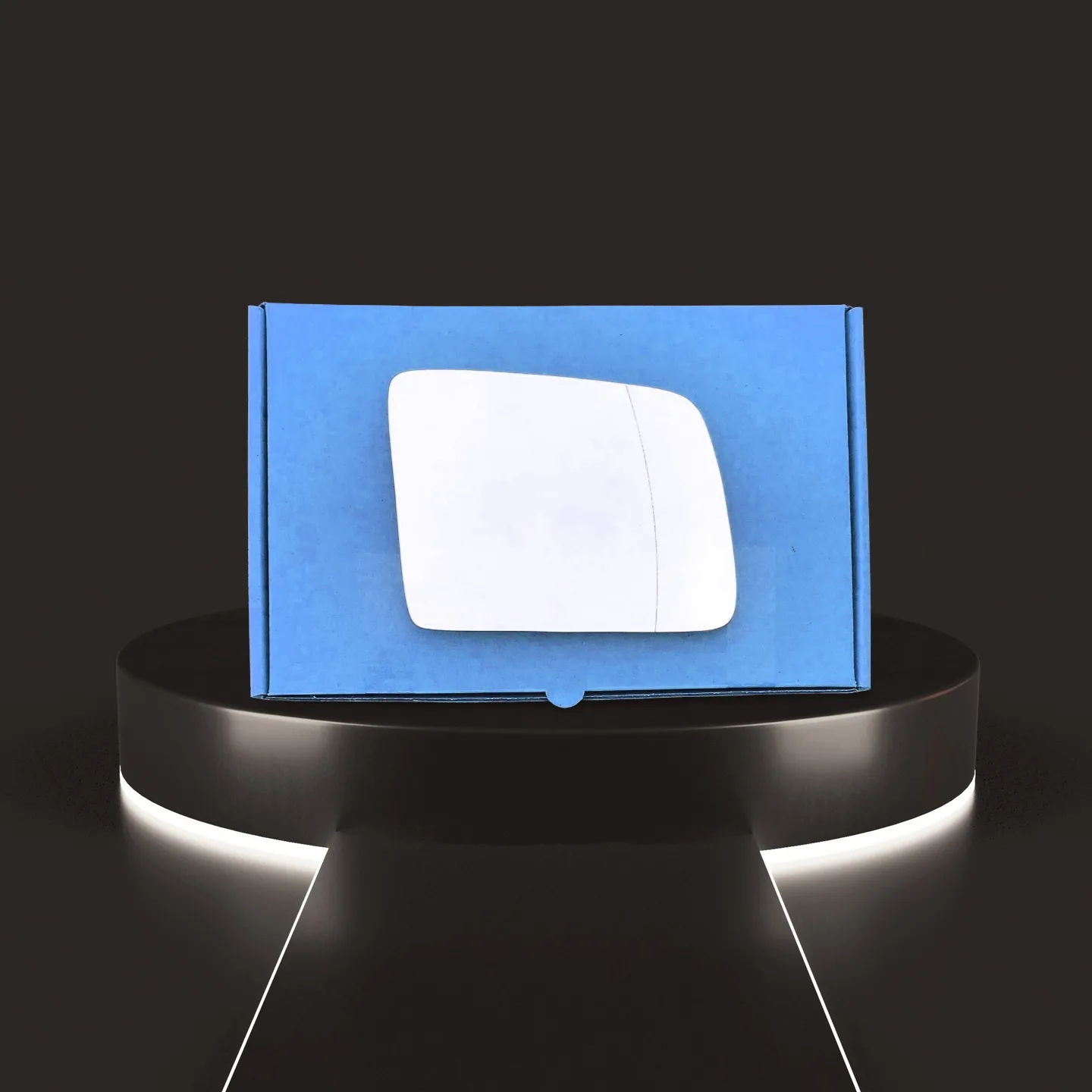 Ford Transit Connect Electric Stick-on Wing Mirror Glass 2009-2013 — Wide Angle — Right Driver Side