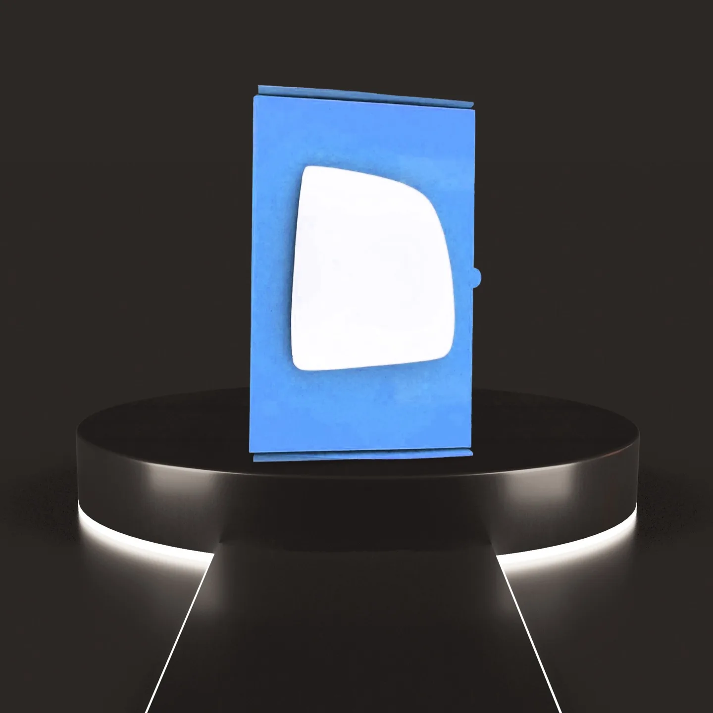 Stick on Wing Mirror Glass — Right Driver Side