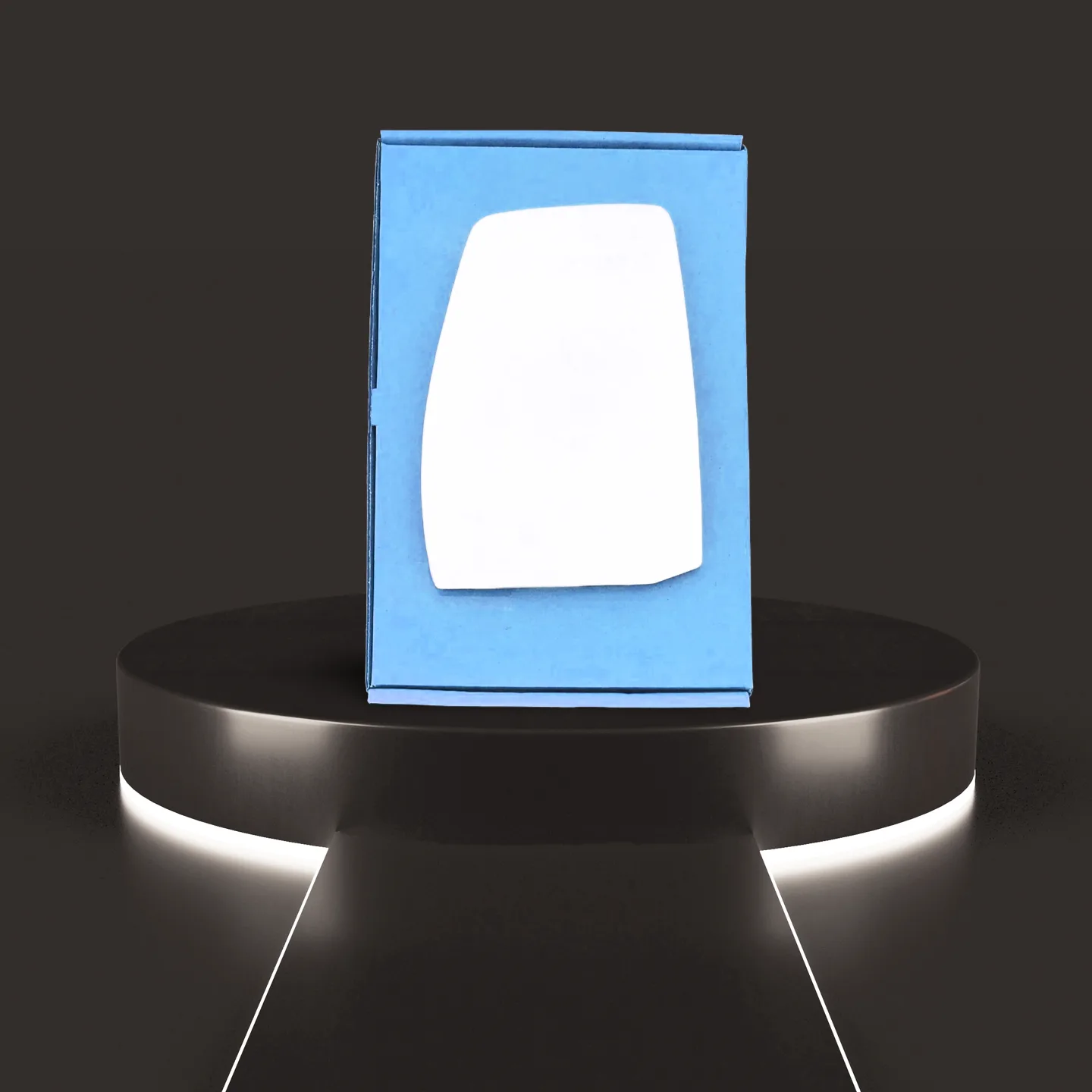Ford Transit Custom Stick-on Wing Mirror Glass 2020-2023 — Convex — Left Passenger Side