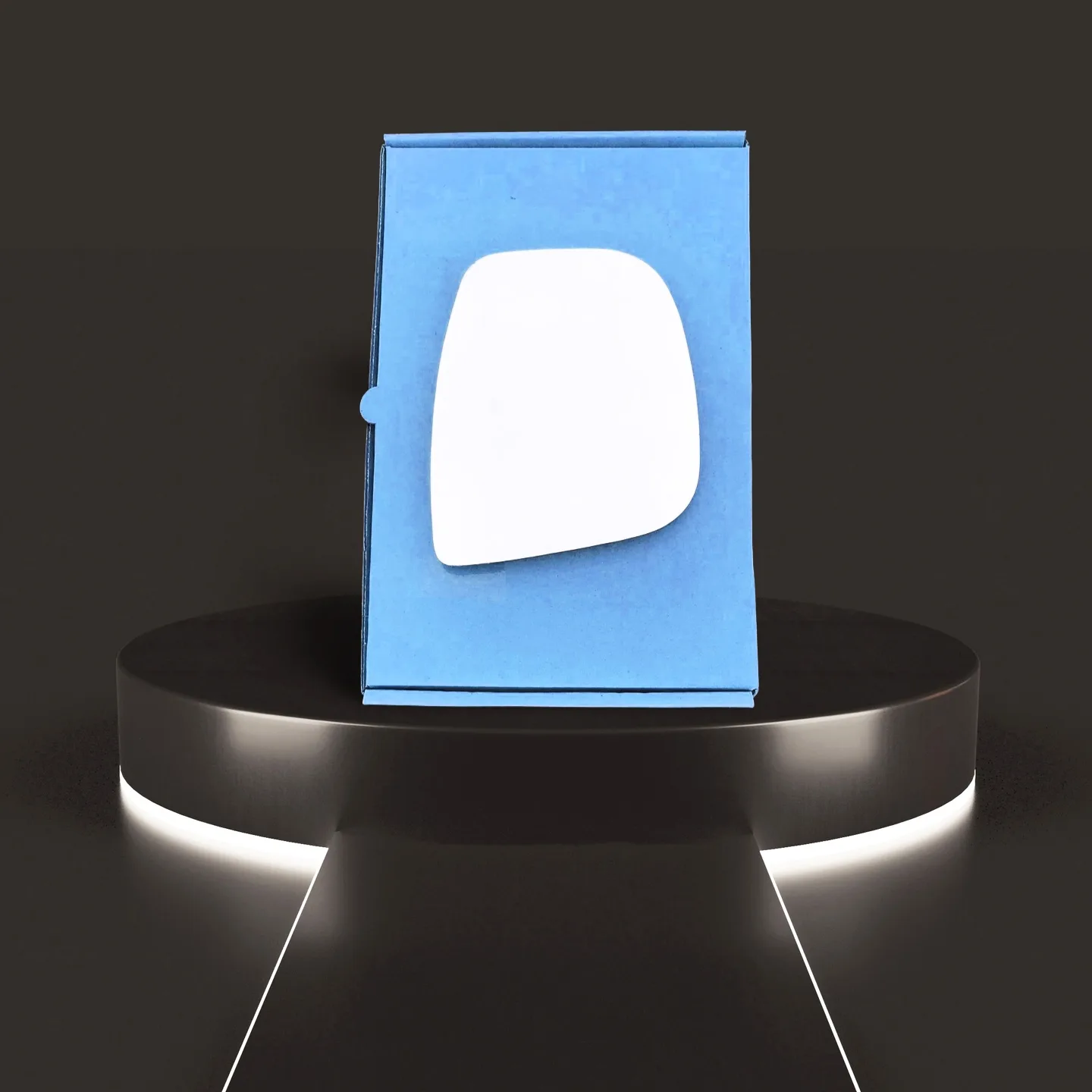 Citroen Dispatch Stick-on Wing Mirror Glass 2016-2025 — Convex — Right Driver Side