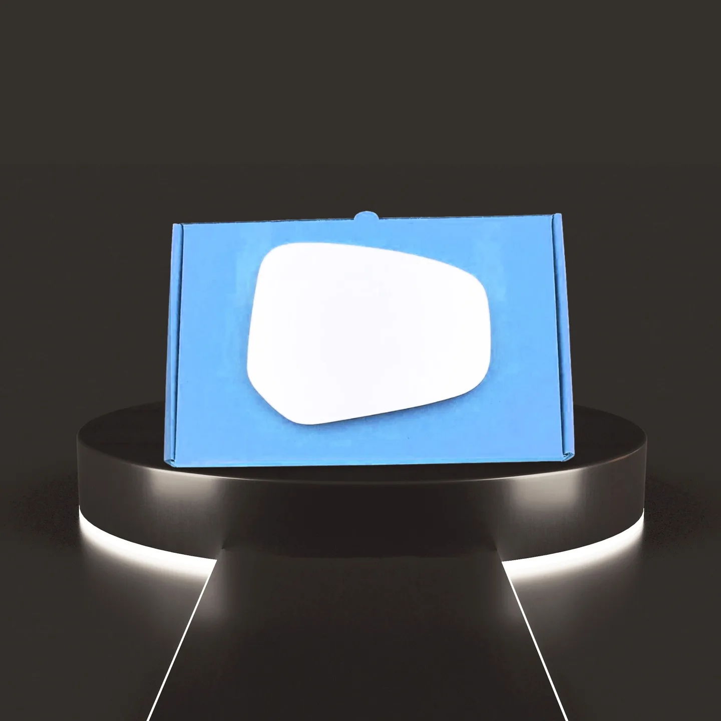 Ford Transit Courier Stick-on Wing Mirror Glass 2014-2024 — Convex — Right Driver Side