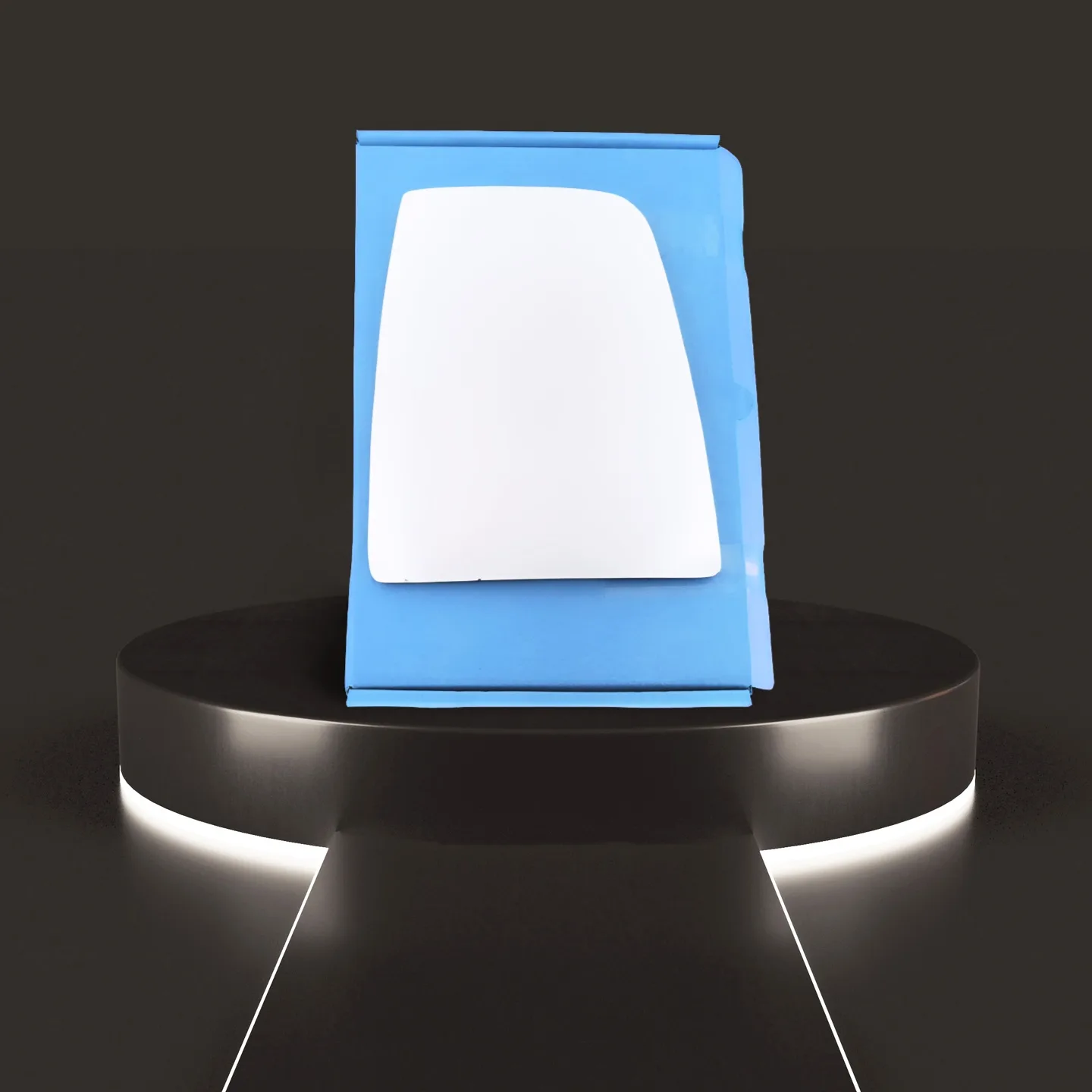 Ford Transit Chassis Cab Stick-on Wing Mirror Glass 2014-2024 — Convex — Right Driver Side