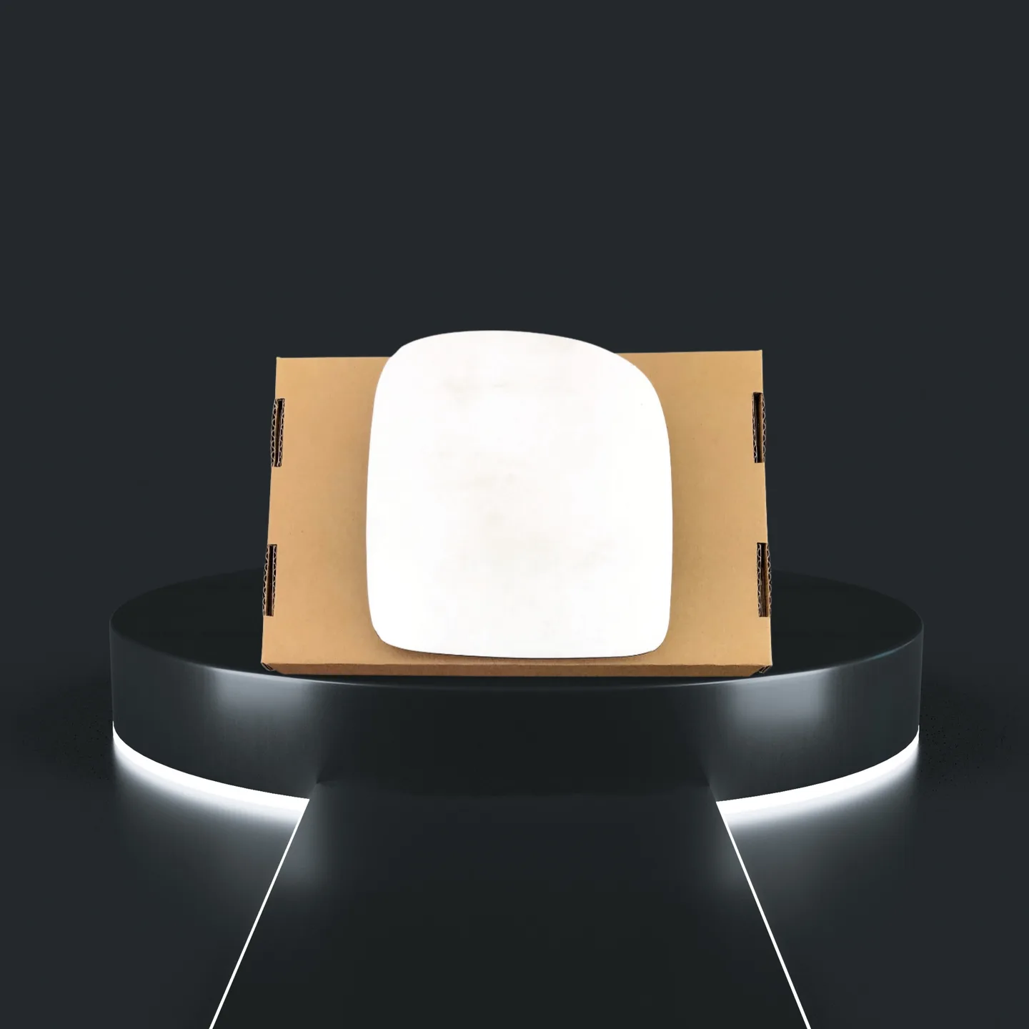 Renault Extra Stick-on Wing Mirror Glass 2000-2013 — Convex — Left Passenger Side