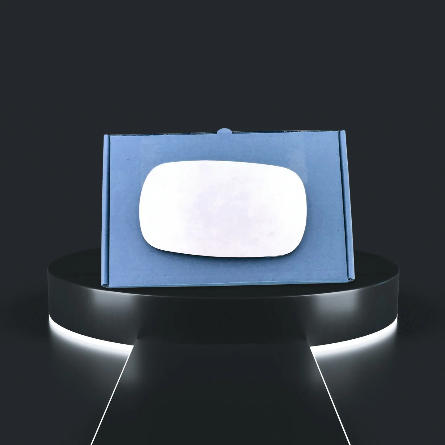 Fiat Doblo Stick-on Wing Mirror Glass 2000-2008 — Convex — Left Passenger Side