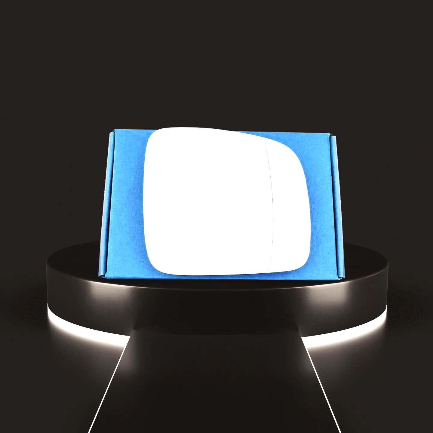 Stick on Wing Mirror Glass — Right Driver Side