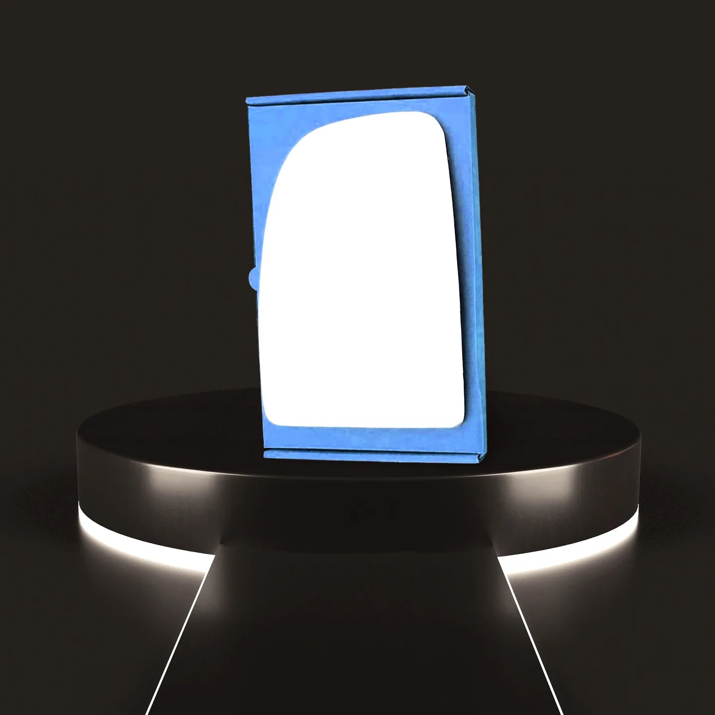 Fiat Ducato Stick-on Wing Mirror Glass 2006-2024 — Convex — Left Passenger Side
