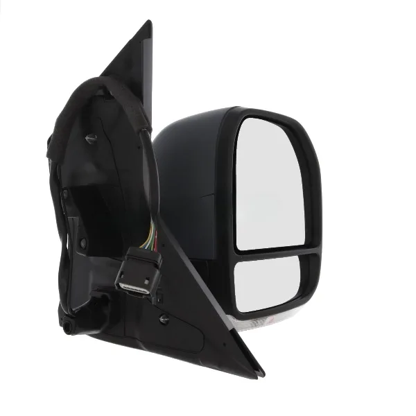 Ford Transit Custom Complete Wing Mirror Unit 2023 onwards — Electric, Heated, Power Folding, Temp Sensor, Indicator, Puddle Light, Convex, DAB Aerial, Primed Cover — Right Driver Side