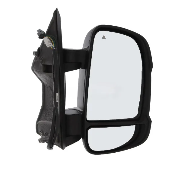 Citroen Relay Complete Wing Mirror Unit 2025 onwards — Electric, Heated, Power Folding, Short Arm, Temp Sensor, Indicator, Puddle Light, Blind-Spot, Convex, Textured Ribbed Black Cover — Right Driver Side