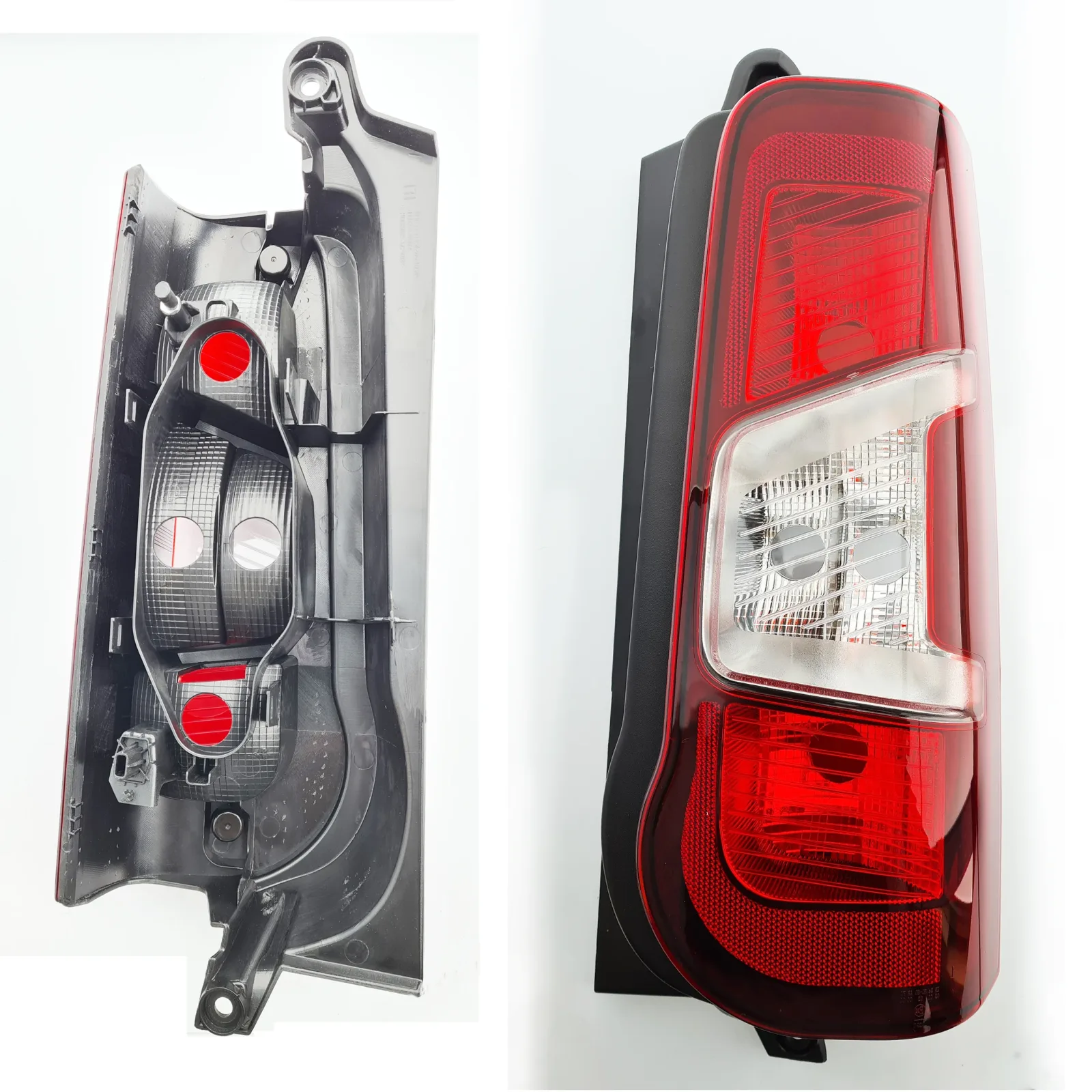 Vauxhall Combo Rear Lamp Light 2019-2025 — Non-LED, Clear Lens, Tailgate, Barn Door — Right Driver Side