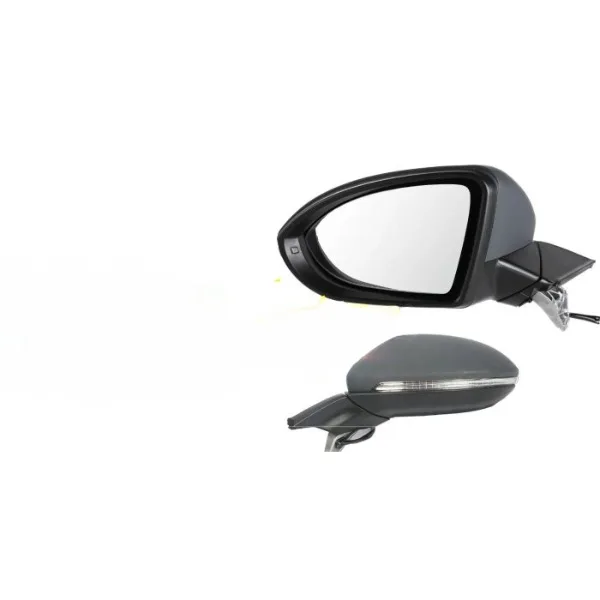 Volkswagen Golf Estate Complete Wing Mirror Unit 2013-2020 — Electric, Heated, Power Folding, Indicator, Primed Cover — Left Passenger Side