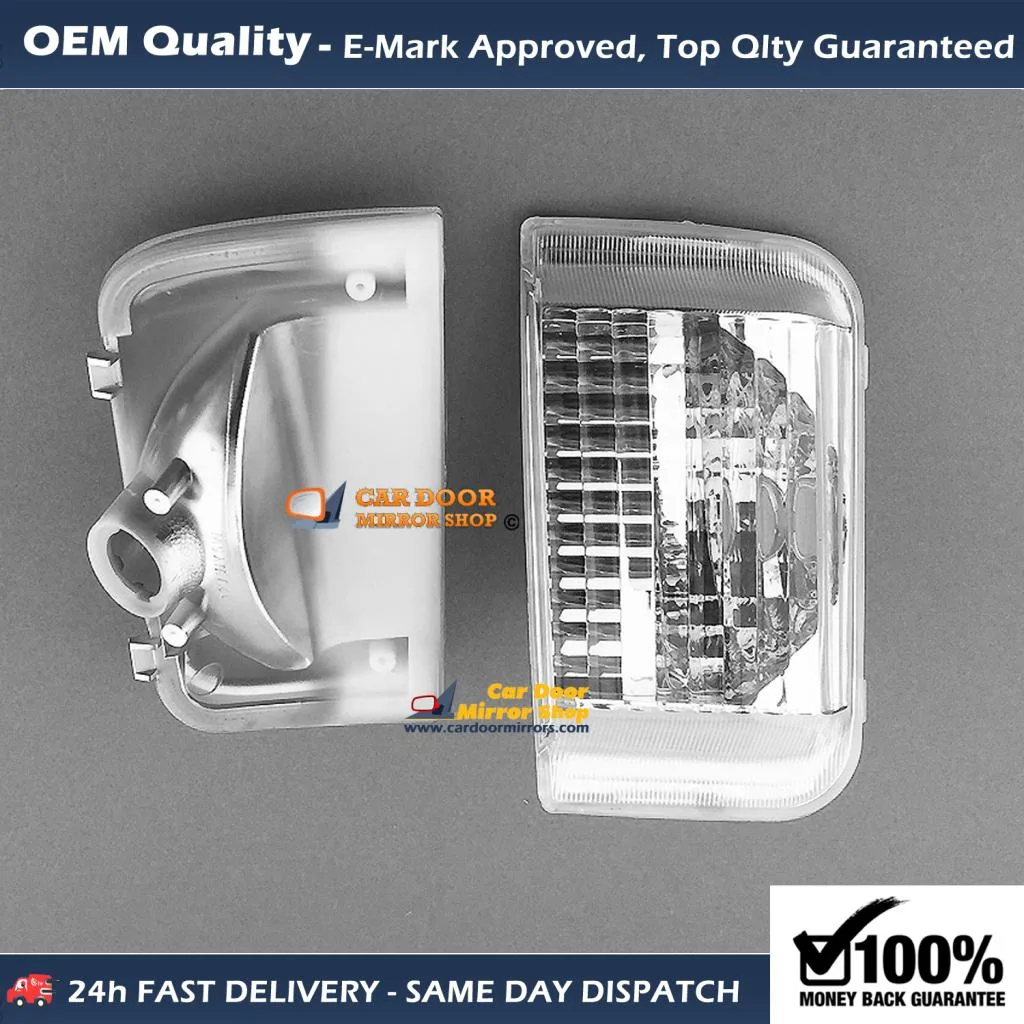 Vauxhall Movano Wing Mirror Indicator 2022 onwards — Clear Lens, Amber Lens, Non-LED — Left Passenger Side
