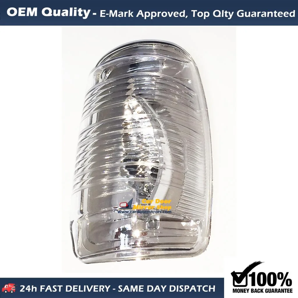 Ford Transit Chassis Cab Wing Mirror Indicator 2014-2025 — Clear Lens, Non-LED — Right Driver Side