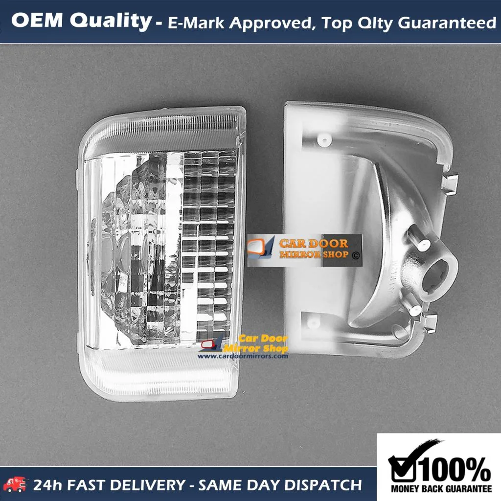 Vauxhall Movano Wing Mirror Indicator 2022 onwards — Clear Lens, Amber Lens, Non-LED — Right Driver Side