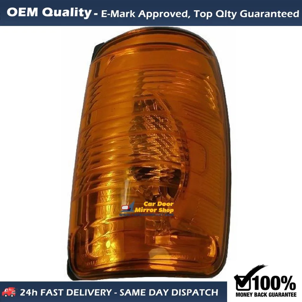 Ford Transit Chassis Cab Wing Mirror Indicator 2014-2024 — Amber Lens, Non-LED — Left Passenger Side