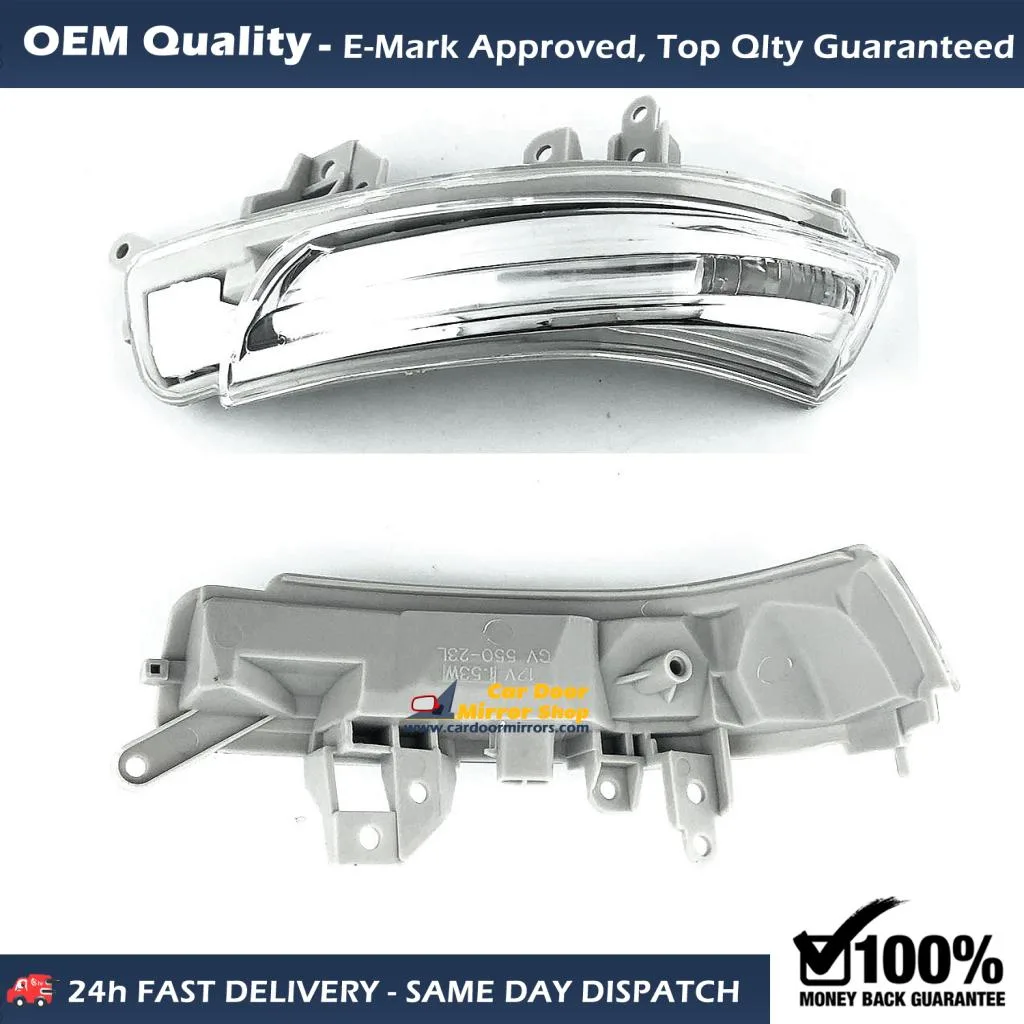 Toyota Prius Plus Wing Mirror Indicator 2012-2020 — Non-LED — Left Passenger Side